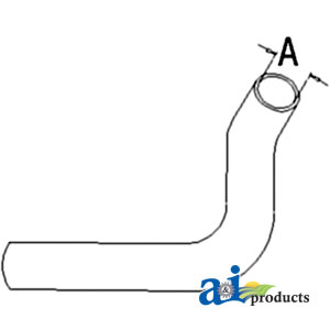 UW4405   Lower Hose---Replaces 10A20054